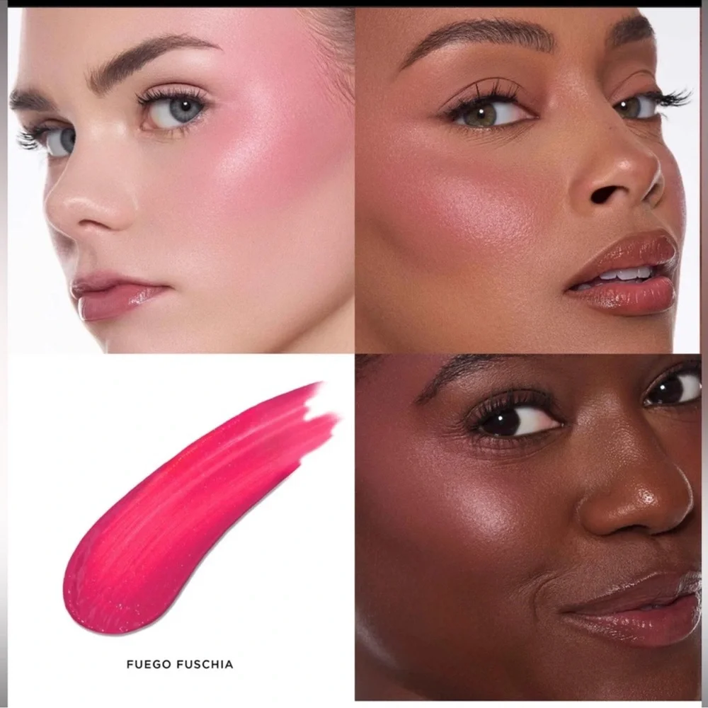 $9 🌙 LUNAR Beauty Moon Prism Blush In Fuchsia NEW FULL‎ SZ